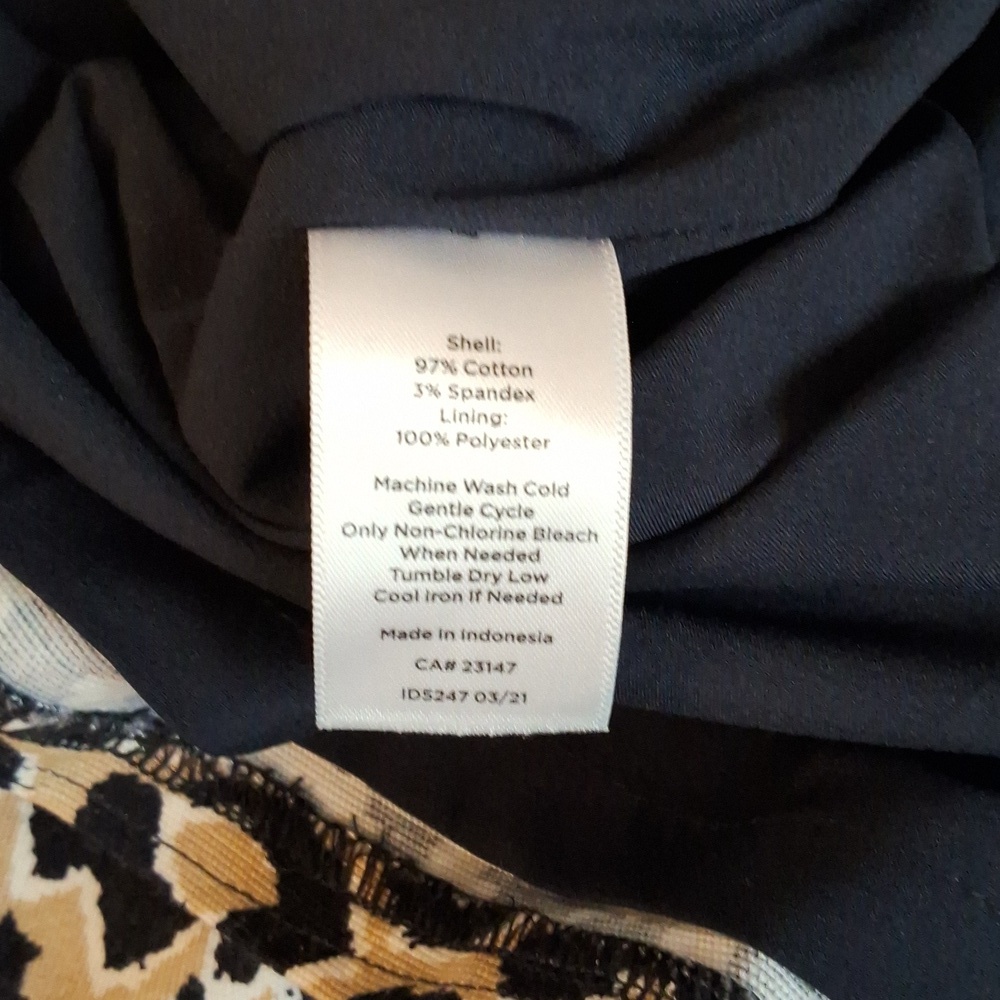 Talbots Size 4 Animal Print Skirt - Picture 3 of 3